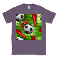 Lavender soccer shoes goal seamless pattern Classic Tee - BundleAndBundleShop