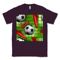 Plum soccer shoes goal seamless pattern Classic Tee - BundleAndBundleShop