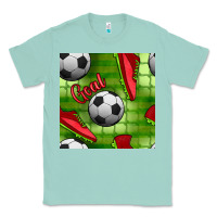 Seafoam soccer shoes goal seamless pattern Classic Tee - BundleAndBundleShop