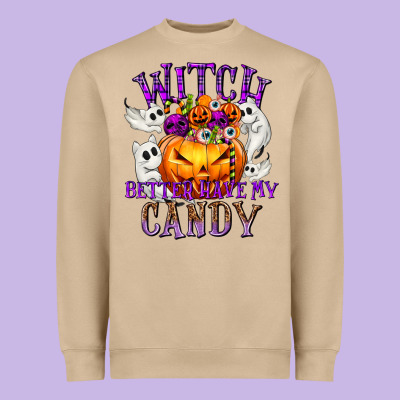 Witch Better Have My Candy Heavyweight Sweatshirt Designed By Texasbilliewilder