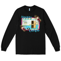 Black Happy Camper Long Sleeve Tee - Bettercallsaul