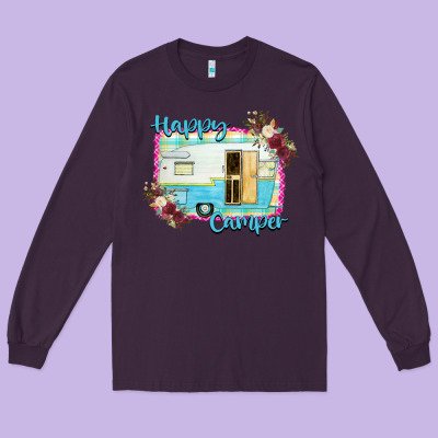Happy Camper Long Sleeve Tee Designed By Bettercallsaul