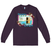 Plum Happy Camper Long Sleeve Tee - Bettercallsaul