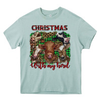 Arona christmas with my herd cows Heavy Core Tee - BarkalooDesign