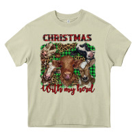 Mossy christmas with my herd cows Heavy Core Tee - BarkalooDesign