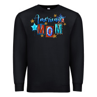 Black American mom Mother's Day Premium Sweatshirt - FaDigitalArtStudio
