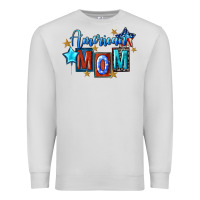 Dove Grey American mom Mother's Day Premium Sweatshirt - FaDigitalArtStudio