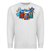 Oatmeal Heather American mom Mother's Day Premium Sweatshirt - FaDigitalArtStudio