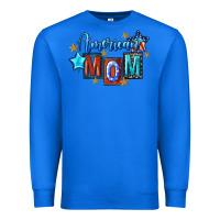 True Royal American mom Mother's Day Premium Sweatshirt - FaDigitalArtStudio