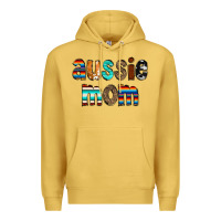 Antique Gold Aussie mom Premium Hoodie - CowCowDesign