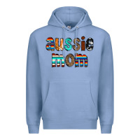 Colony Blue Aussie mom Premium Hoodie - CowCowDesign