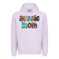 Lilac Aussie mom Premium Hoodie - CowCowDesign