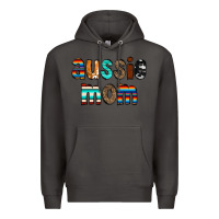 Smoke Aussie mom Premium Hoodie - CowCowDesign