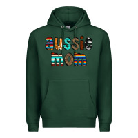 Sports Green Aussie mom Premium Hoodie - CowCowDesign