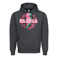 Smoke Mama leopard background Mother's Day Zipper Hoodie - CowGirlArtShop