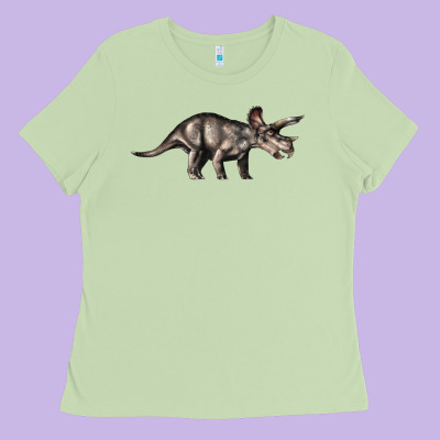 Triceratops Horridus Ladies Tee Designed By Lillyallendesigns