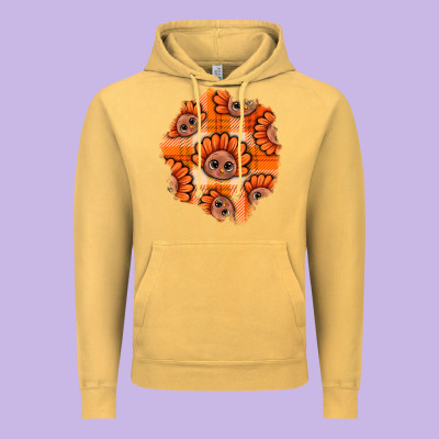Thanksgiving Turkey With Tartan Patch Vintage Hoodie Designed By Bundleandbundleshop