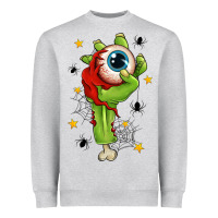 Zombie Hand With Eyeball Heavyweight Sweatshirt | Teevron