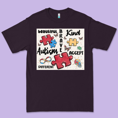 Autism Premium Tee Designed By Maliassmallbusiness