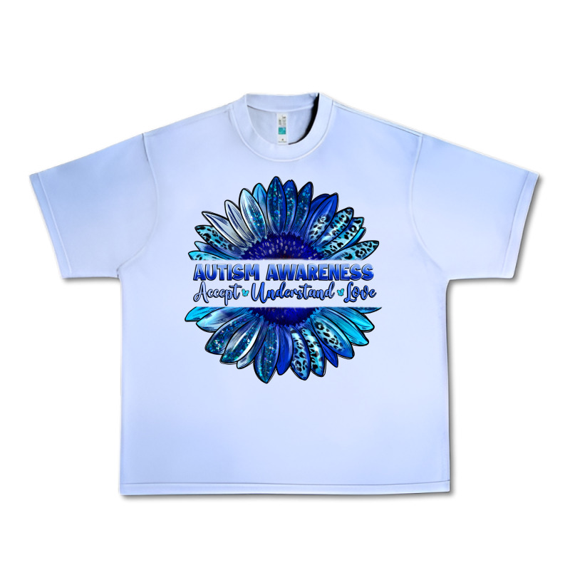 Autism Awareness Accept Understand Love Blue Urban Heavy Tee by LillyAllenDesigns | Teevron