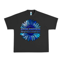 Pigment Black autism awareness accept understand love blue Urban Heavy Tee - LillyAllenDesigns