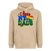 Mushroom I love my dads Heavyweight Hoodie - FaDigitalArtStudio