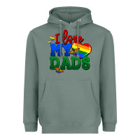 Sage I love my dads Heavyweight Hoodie - FaDigitalArtStudio