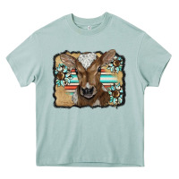 Arona western wreath baby calf Heavy Core Tee - BarkalooDesign