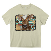 Mossy western wreath baby calf Heavy Core Tee - BarkalooDesign