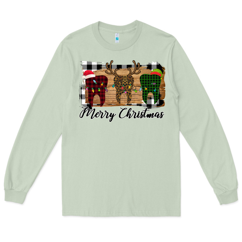 Merry Christmas Teeth Long Sleeve Tee by Bettercallsaul | Teevron