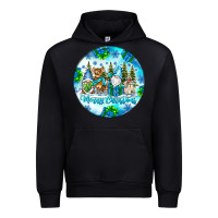 Black merry christmas Urban Hoodie - CowhideDigitalArt