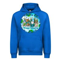 Cobalt merry christmas Urban Hoodie - CowhideDigitalArt