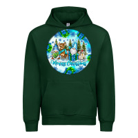 Forest Green merry christmas Urban Hoodie - CowhideDigitalArt