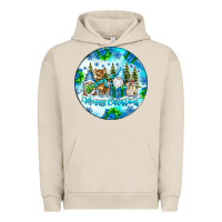 Pigment French Oak merry christmas Urban Hoodie - CowhideDigitalArt