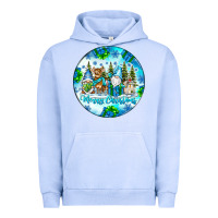 Pigment Grape Ice merry christmas Urban Hoodie - CowhideDigitalArt