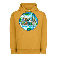 Pigment Peanut Butter merry christmas Urban Hoodie - CowhideDigitalArt