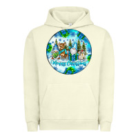 Pigment Pistachio merry christmas Urban Hoodie - CowhideDigitalArt