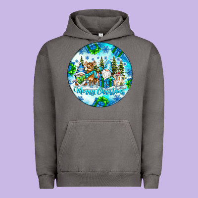 Merry Christmas Urban Hoodie Designed By Cowhidedigitalart