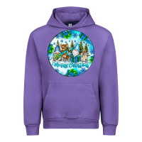 Tulip merry christmas Urban Hoodie - CowhideDigitalArt