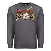Charcoal Heather baseball mom Premium Sweatshirt - FaDigitalArtStudio