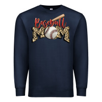 Navy baseball mom Premium Sweatshirt - FaDigitalArtStudio