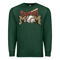 Sports Green baseball mom Premium Sweatshirt - FaDigitalArtStudio