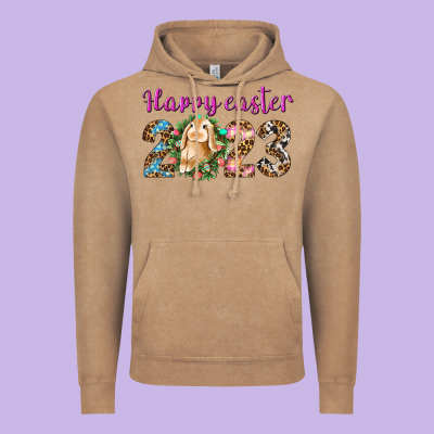 Happy Easter 2023 Vintage Hoodie Designed By Bundleandbundleshop