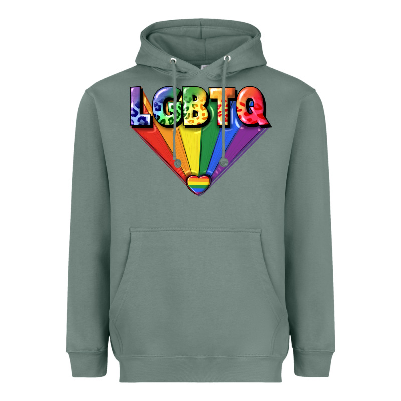 Lgbtq Pride Heavyweight Hoodie by FaDigitalArtStudio | Teevron