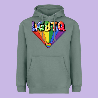Lgbtq Pride Heavyweight Hoodie Designed By Fadigitalartstudio