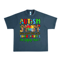 Midnight Navy autism mom some people look up to their heroes Urban Heavy Tee - LillyAllenDesigns