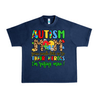 Navy autism mom some people look up to their heroes Urban Heavy Tee - LillyAllenDesigns