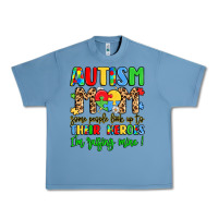 Pebble Blue autism mom some people look up to their heroes Urban Heavy Tee - LillyAllenDesigns
