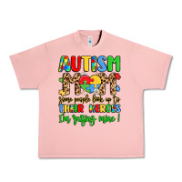 Salmon autism mom some people look up to their heroes Urban Heavy Tee - LillyAllenDesigns