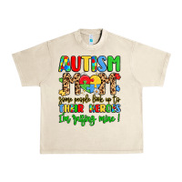 Sandshell autism mom some people look up to their heroes Urban Heavy Tee - LillyAllenDesigns